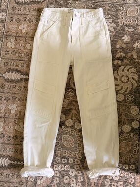 Agolde Off-White Cargo Pants